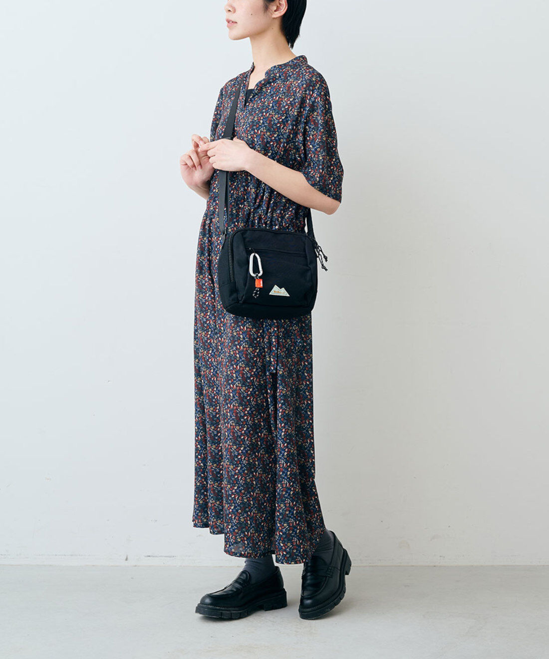 シロップ. 特急便|【WEB限定・3～10日でお届け】仕切りミニショルダー【シロップ．バスケット】|女性モデル身長：163cm