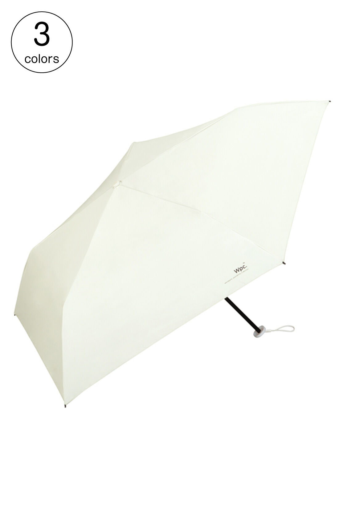シロップ. 特急便|【WEB限定・3～10日でお届け】遮光軽量ソリッドmini折りたたみ晴雨兼用傘【シロップ．バスケット】|1.オフホワイト