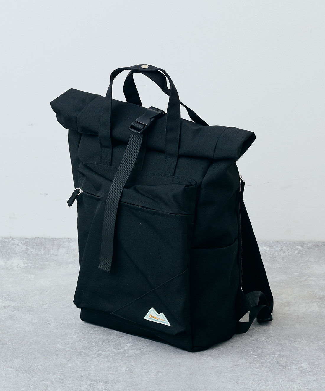 シロップ. 特急便|【WEB限定・3～10日でお届け】スラッシュロールトップリュック【シロップ．バスケット】|3.ブラック