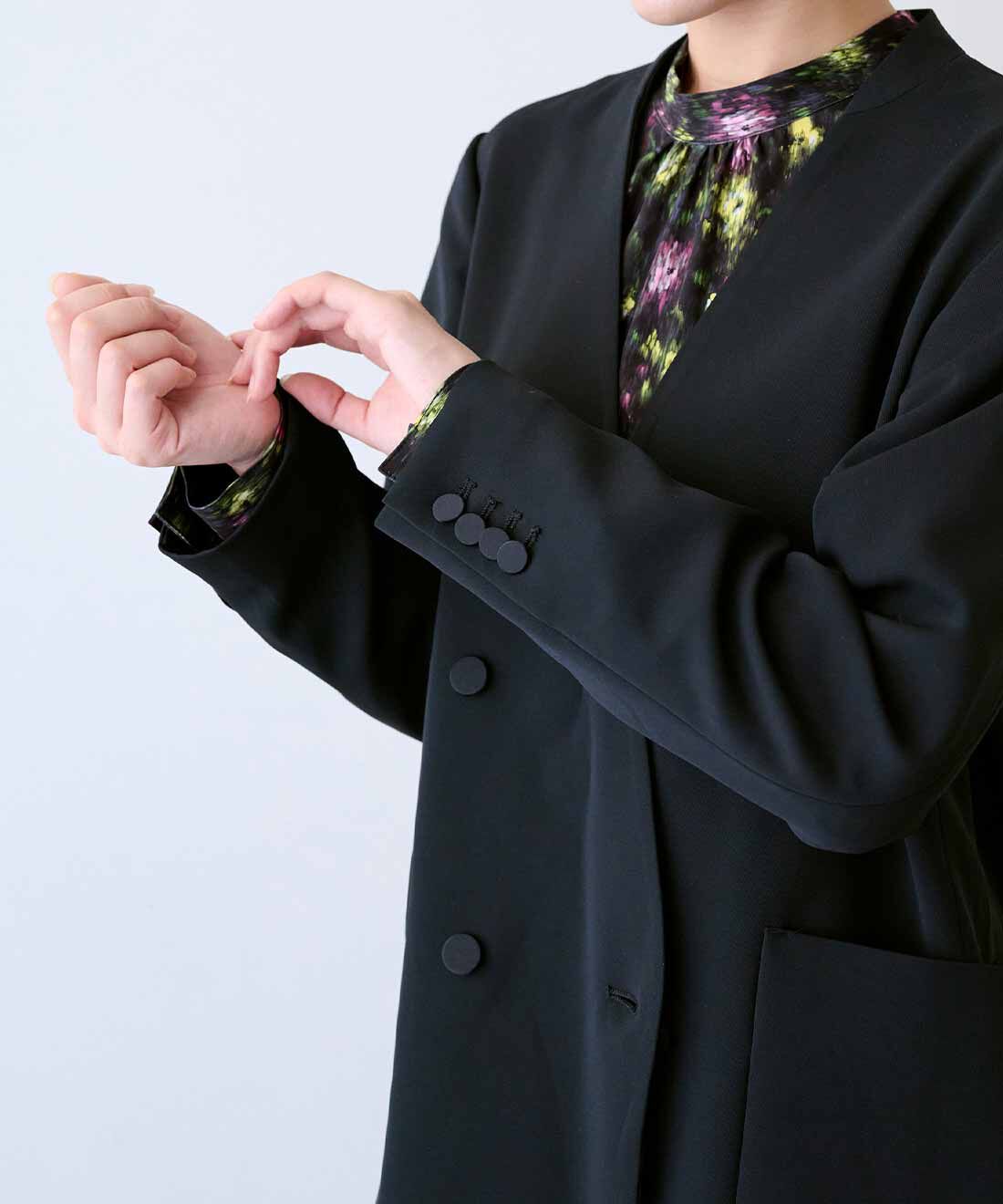 fashion special|【予約便（2026年1月中旬以降発送）】MEDE19F マットブラックノーカラージャケット