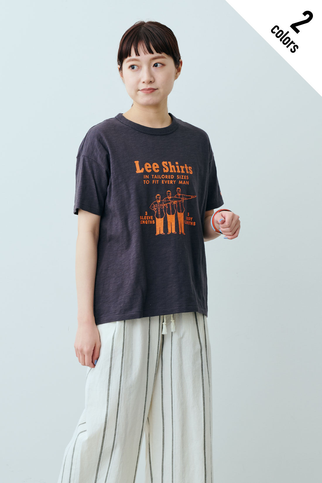 fashion special|【WEB限定・特急便】　Lee PRINT H/S TEE|2：チャコール