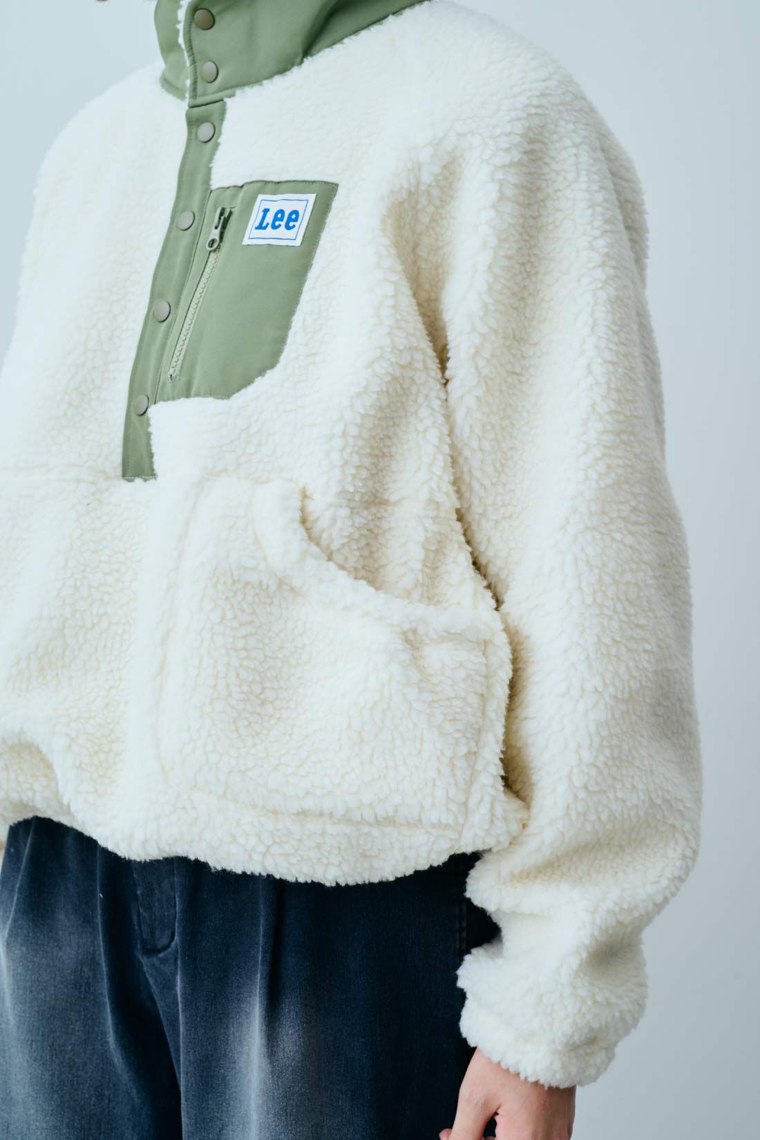 fashion special|【WEB限定・特急便】　LEE HALF-ZIP BOA JACKET