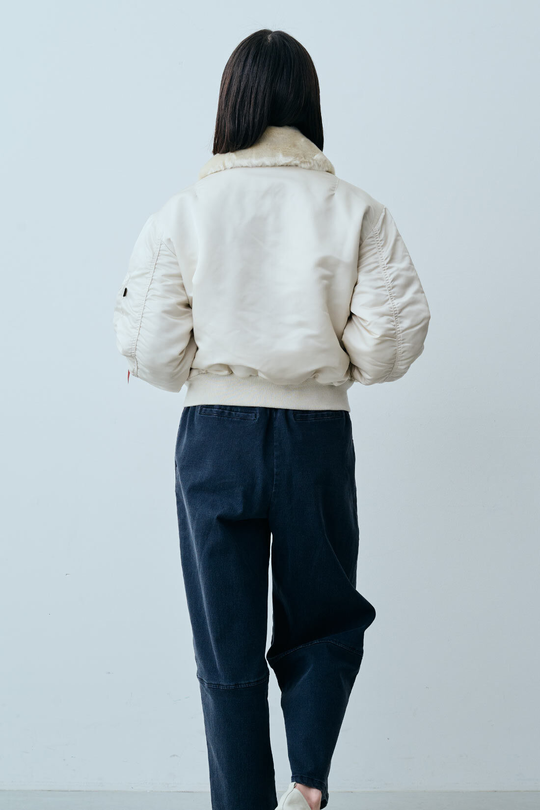 fashion special|【WEB限定・特急便】　ALPHA AL-GRLB-15 SHORT|2：ライムストーン　モデル身長：168cm