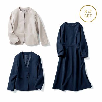 fashion special | ジャケットチェンジで即完成 卒入学対応 賢い3点セット