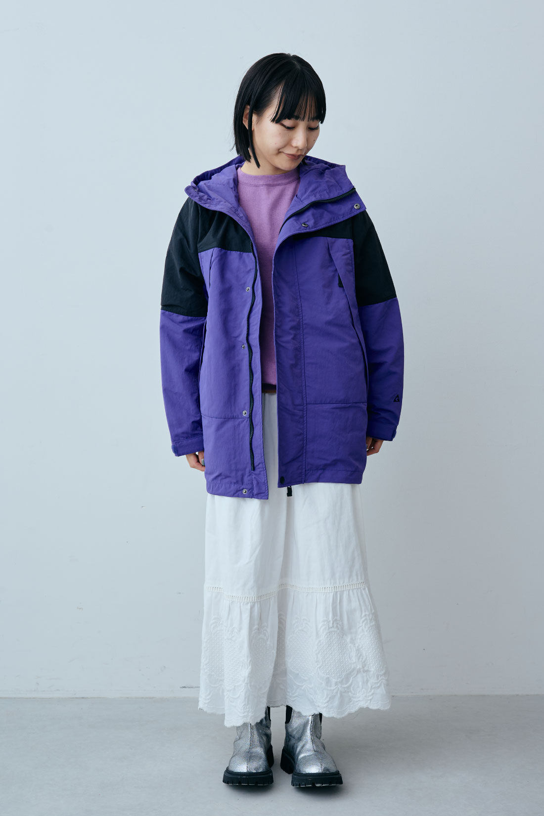 fashion special|【WEB限定・特急便】　GERRY 3-WAY MOUNTAIN JK|1：PURPLE　モデル身長：158cm