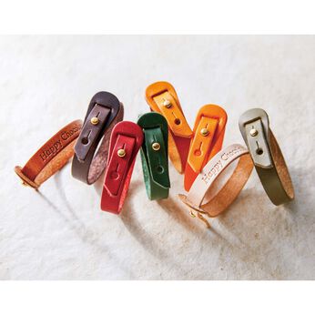 幸福のチョコレート | チョコの未来を応援するカカオ色本革ブレスレット