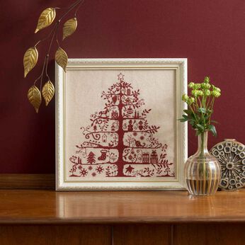 Couturier special | ＤＭＣ　ツリークロスステッチキット〈ワイン〉