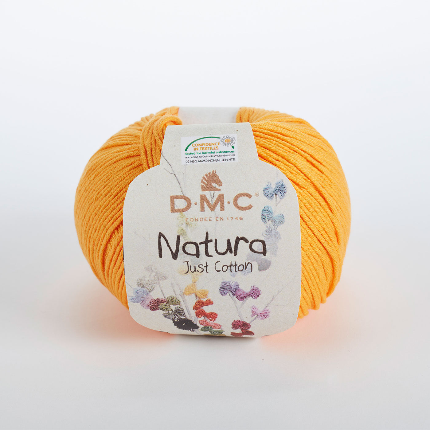 Couturier special|ＤＭＣ Ｎａｔｕｒａ（ナチュラ）で編む方眼編み水玉バッグキット|2：イエロー
