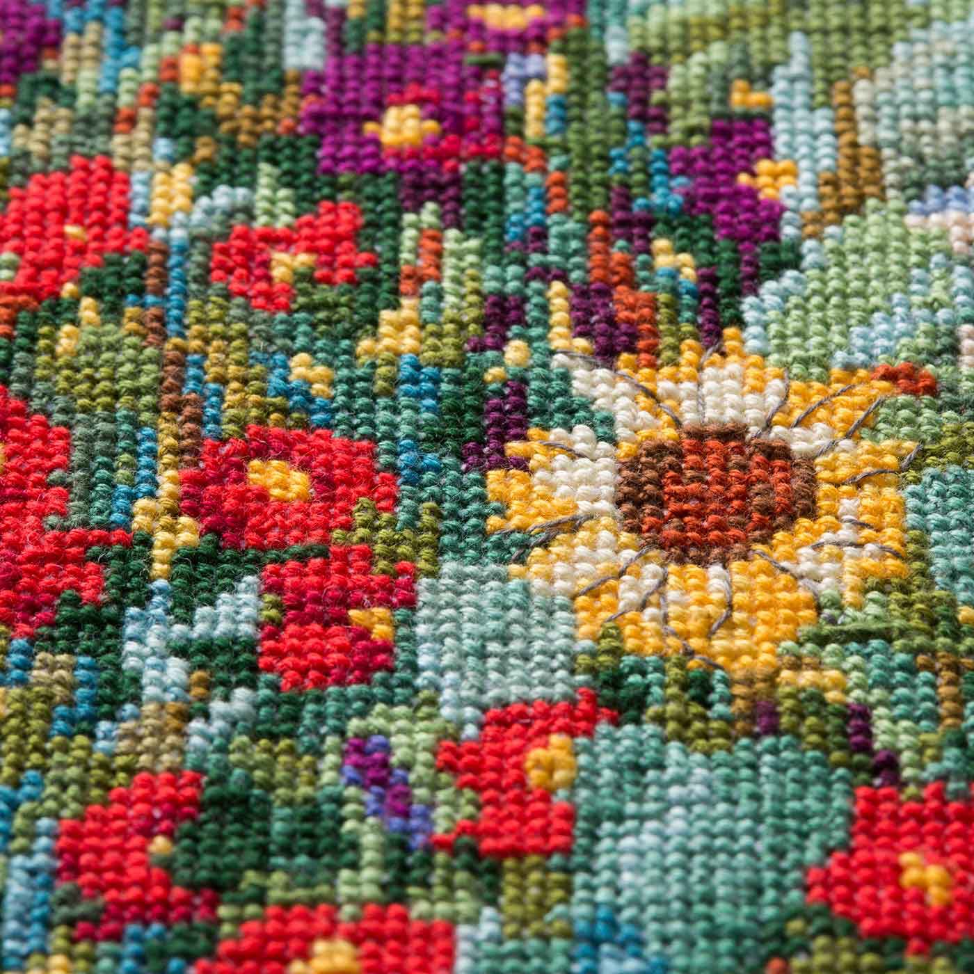 Couturier special|鮮やかな色彩美　クリムト「FARM GARDEN WITH SUNFLOWERS」クロスステッチ キット