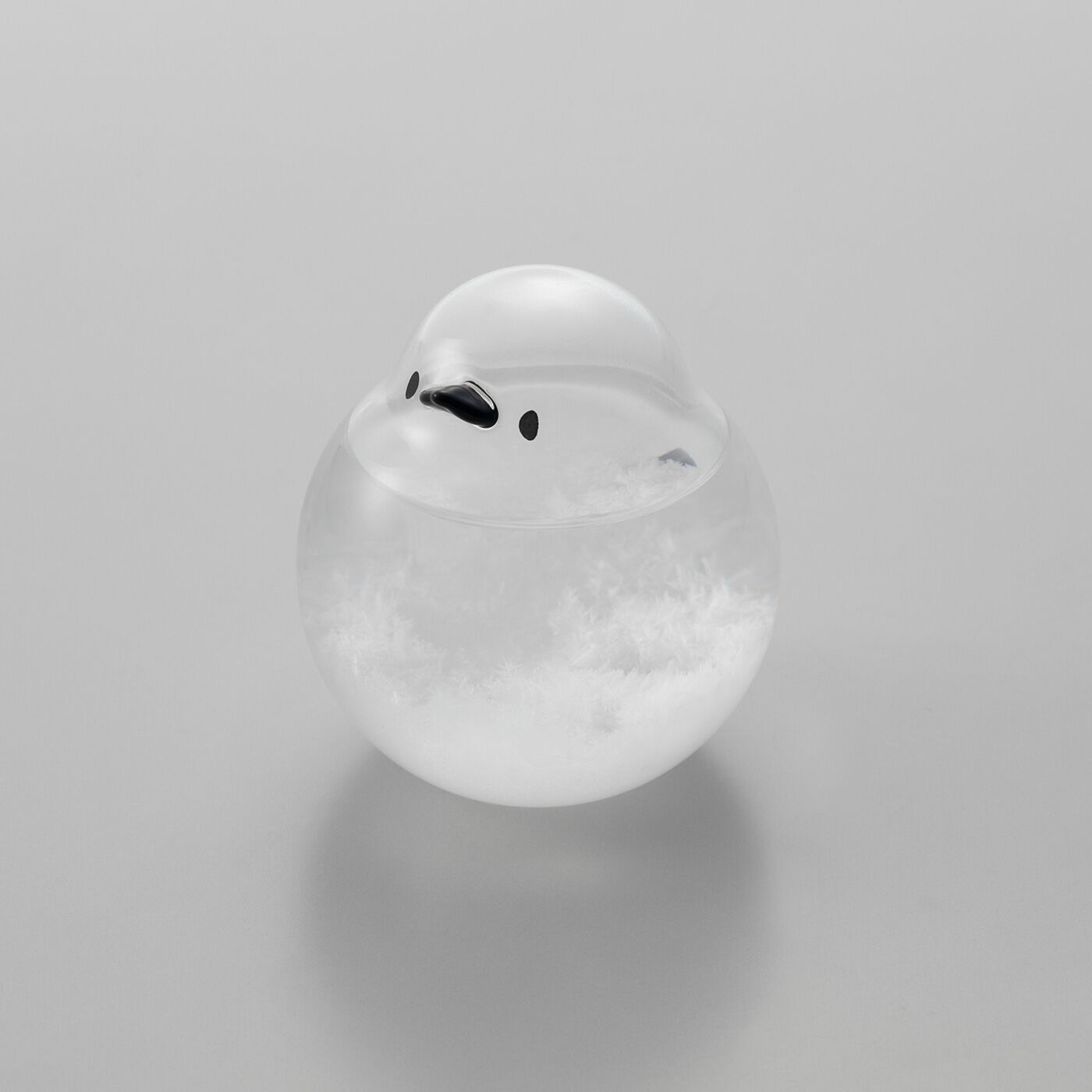 SeeMONO|【初回お試し】ふわふわ寄り添う三兄弟 雪の妖精シマエナガのストームグラスの会|ぱっちり次男