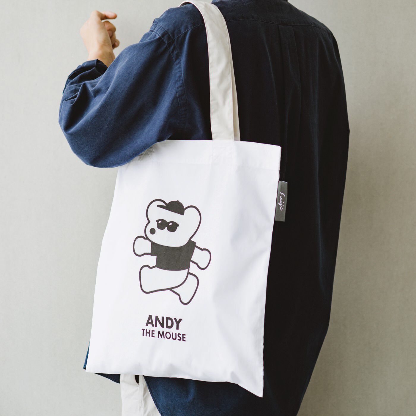 SeeMONO|ねずみのANDY さっぱり綿素材のトートバッグの会
