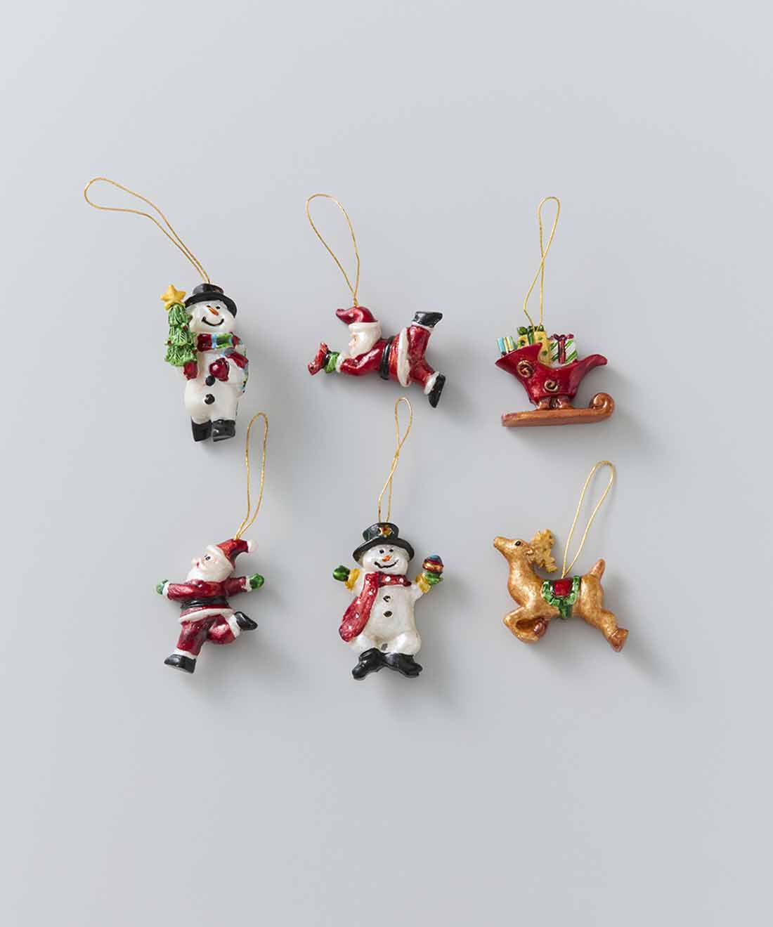 SeeMONO|ラッピングにもかわいい ミニチュアクリスマスオーナメントセット〈クラシック〉
