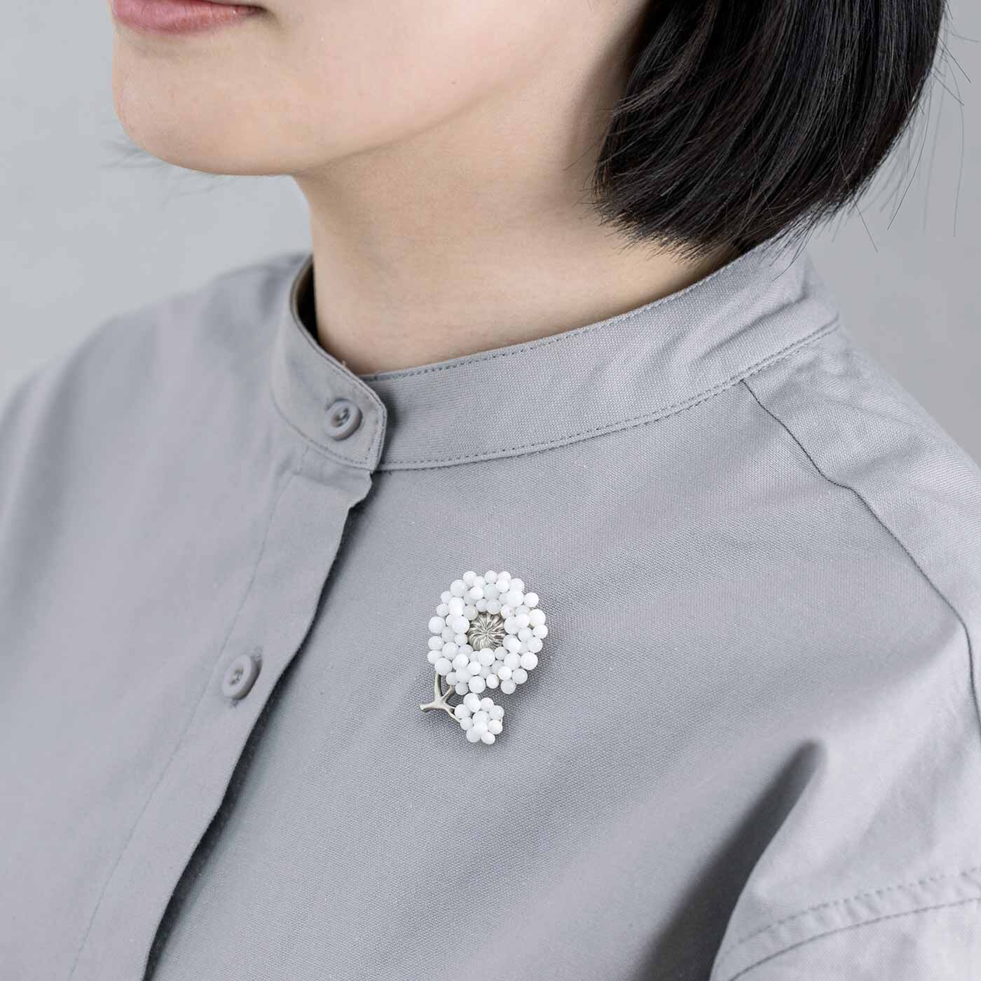 SeeMONO|咲かせるように留め付ける お花のピンブローチキットの会