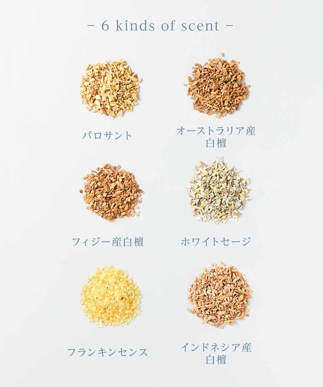 SeeMONO|平安時代の高貴なたしなみ 空薫を愉しむ刻み香の会|6種類の香木