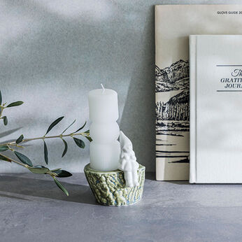 SeeMONO | 切り株形のキャンドルホルダー