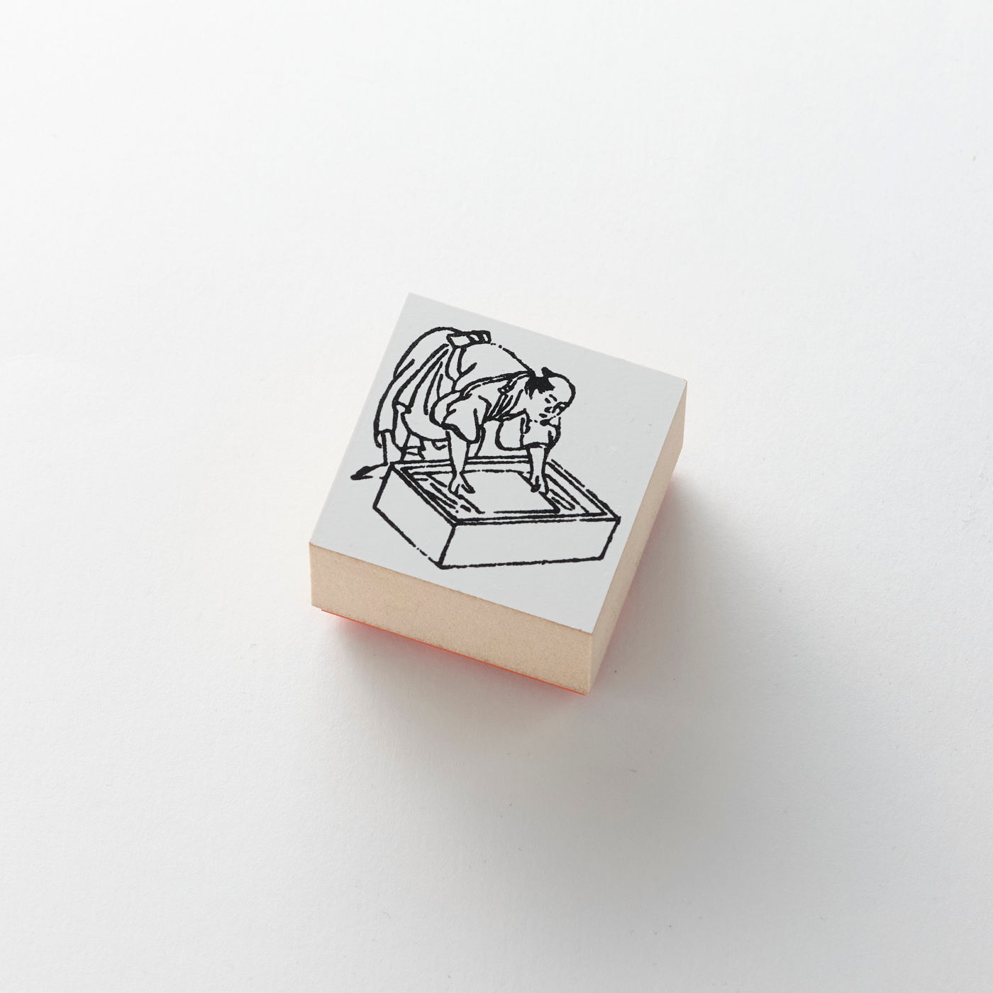 SeeMONO|ミニチュアがかわいい 半紙一〆と紙漉きスタンプセット|セットの紙漉きスタンプは、メッセージに添えてポンっ。