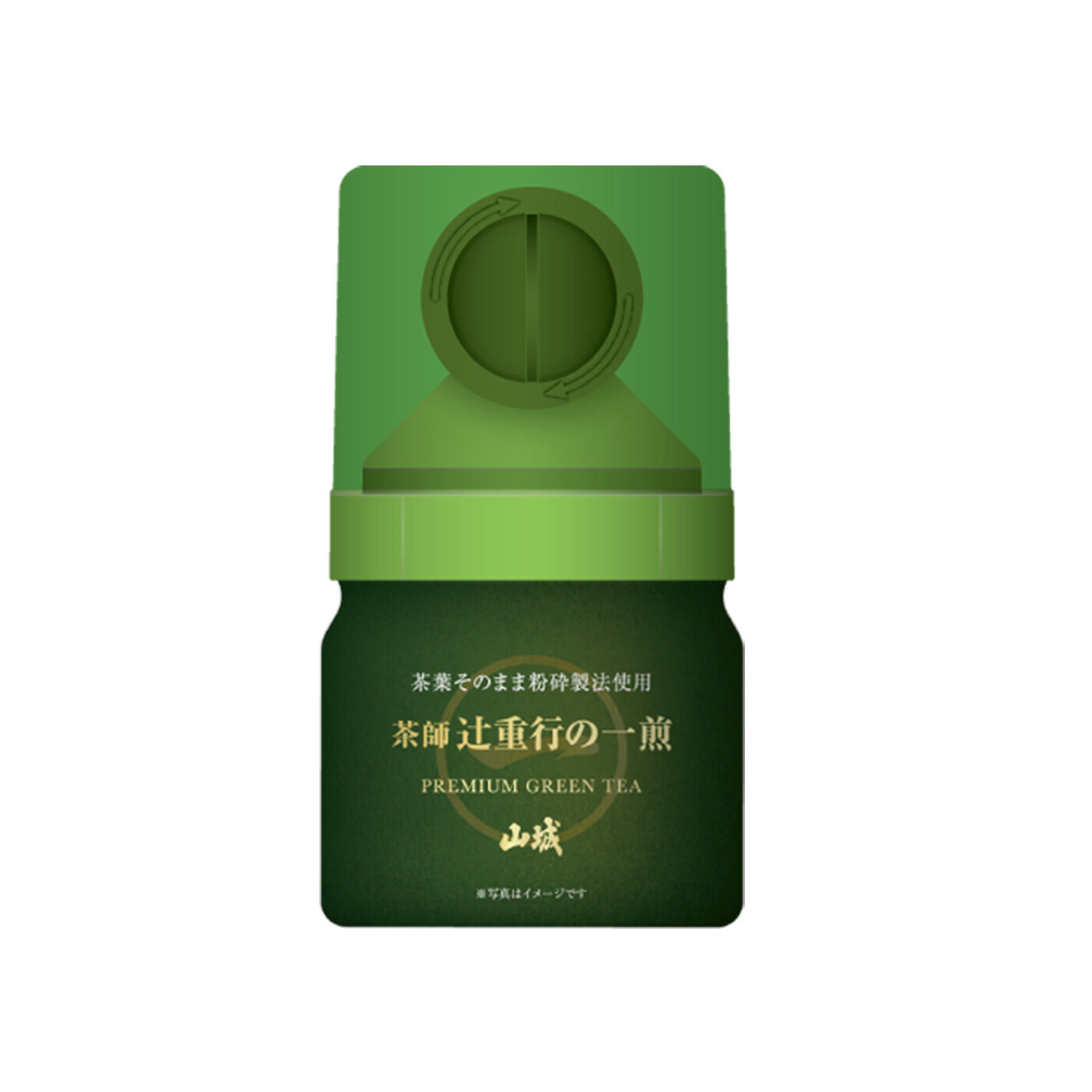 FELISSIMO PARTNERS|茶師 辻重行の一煎　粉末緑茶 1回分ずつ出せるオリジナルボトル付き