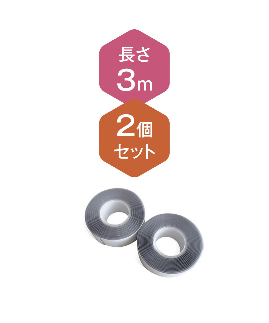 FELISSIMO PARTNERS|手で切れる！ 不思議なゲル両面テープ2個セット