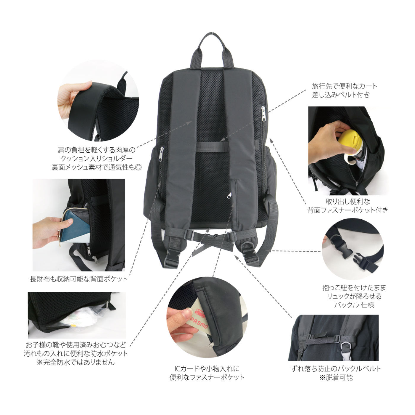 FELISSIMO PARTNERS|この便利さ手放せない　軽いのに自立する多機能リュック