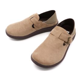 FELISSIMO PARTNERS | Hashed Coorde 2-WAY ワンストラップシューズ〈ベージュ〉