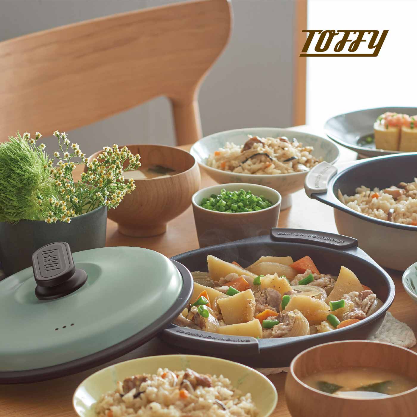 FELISSIMO PARTNERS|Ｔｏｆｆｙ　電子レンジで焼き目がつけられるグリルパン