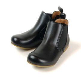 FELISSIMO PARTNERS | Hashed Coorde ハイカット サイドゴア チャッカー 〈ブラック〉