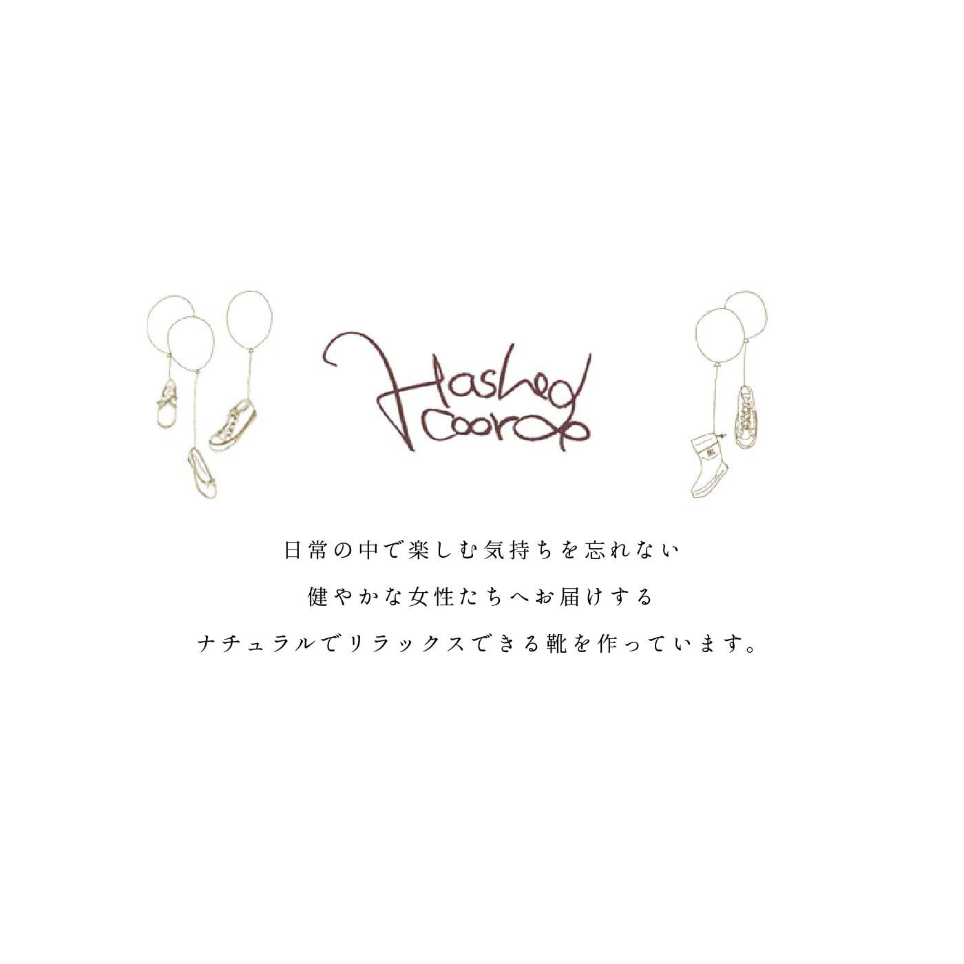 FELISSIMO PARTNERS|Hashed Coorde 2-WAYワンストラップシューズ〈ベージュ〉