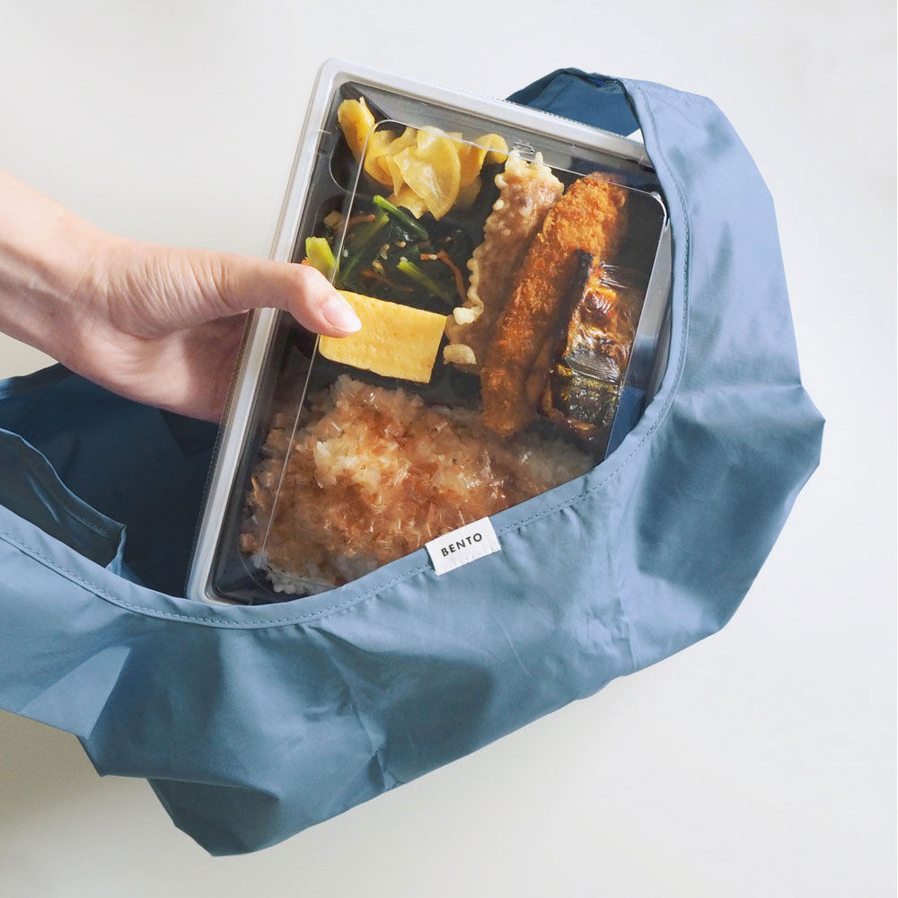 FELISSIMO PARTNERS|くすみカラーがおしゃれ　底まちが広いコンパクトエコバッグ（BENTO）