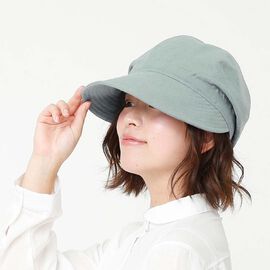 FELISSIMO PARTNERS | 日差しから守ってくれる つば広 キャスケット ハット