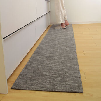 FELISSIMO PARTNERS | 撥水加工で お手入れカンタン キッチンマット 250cm