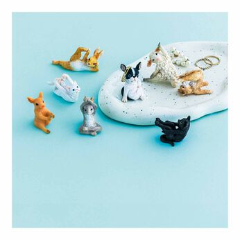 FELISSIMO PARTNERS | かわいいヨガポーズのアニマルたち２個セット