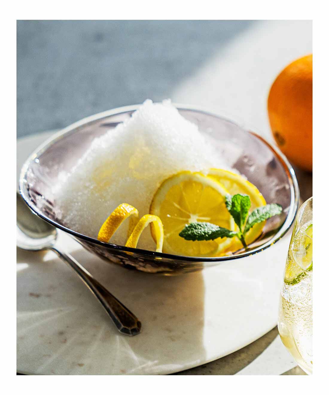 FELISSIMO PARTNERS|さわやかに飲みたい いろいろ柑橘のリキュールの会（12回予約）|かき氷のシロップの代わりにレモンのリキュールはいかが