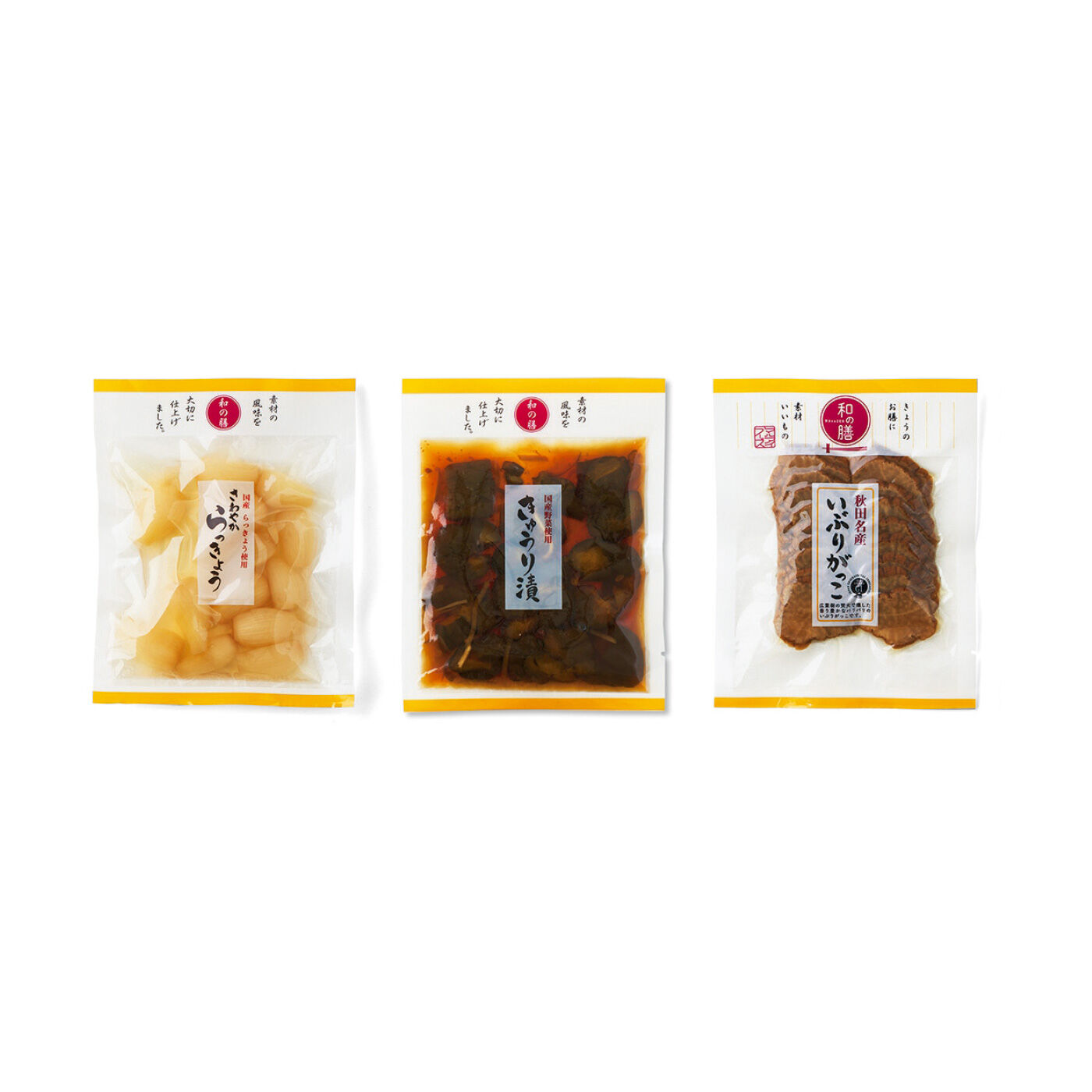 FELISSIMO PARTNERS|純農 シンプルな味付けが魅力 常温保存OK ストックにも便利な国産野菜のお漬物三昧の会（12回予約）|国産さわやからっきょう、国産野菜使用きゅうり漬、秋田名産いぶりがっこスライス