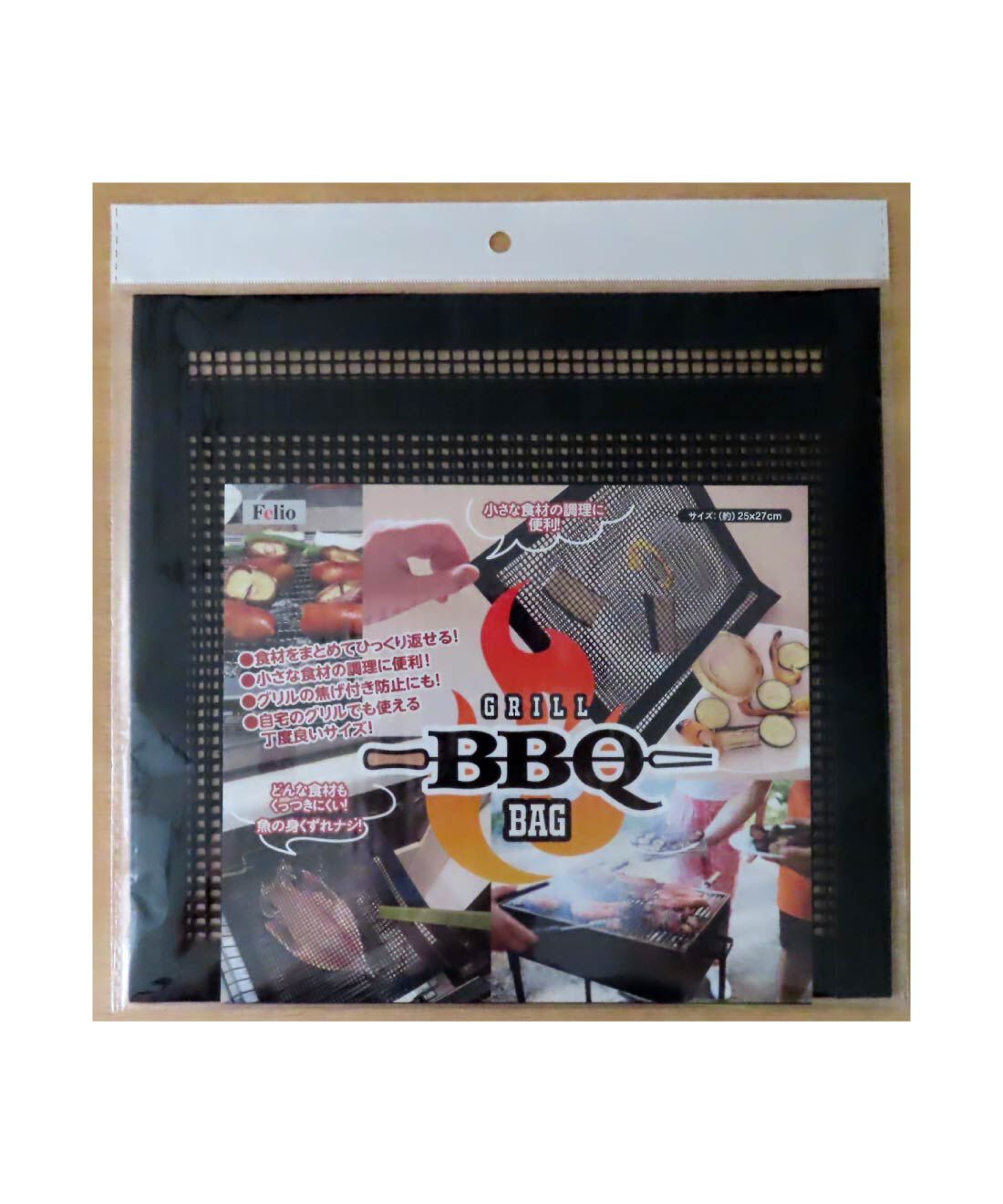 FELISSIMO PARTNERS|小さな食材をまとめてひっくり返せる！　焼き魚が身くずれしにくい！　Ｆｅｌｉｏ　グリルＢＢＱバッグ