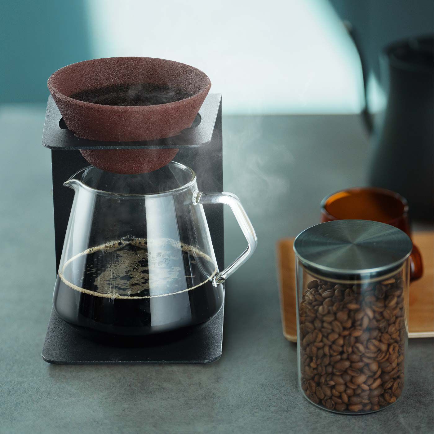 FELISSIMO PARTNERS|おいしいコーヒーを淹れられるセラミックフィルター＆スタンドセット