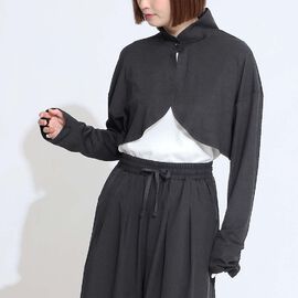 FELISSIMO PARTNERS | 首までカバー 冷感リブ素材 ボレロ