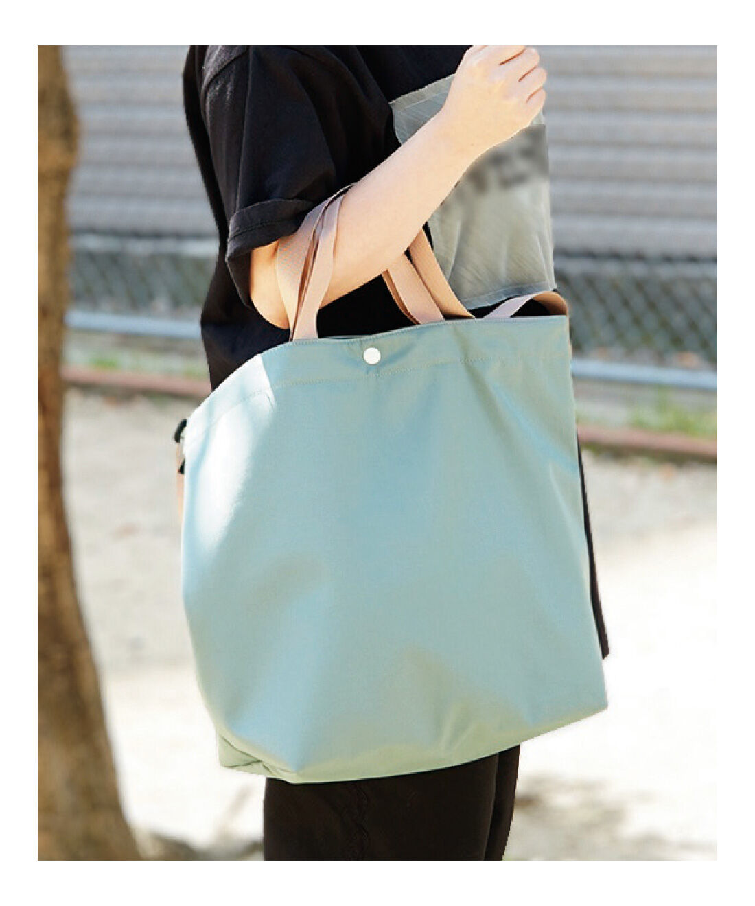 FELISSIMO PARTNERS|たっぷり入る2-WAY シンプルショルダートート