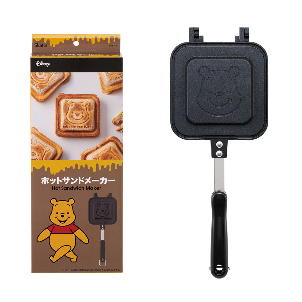 FELISSIMO PARTNERS|朝食・ブランチ・アウトドアでも大活躍！アルミ製ホットサンドメーカー（くまのプーさん）