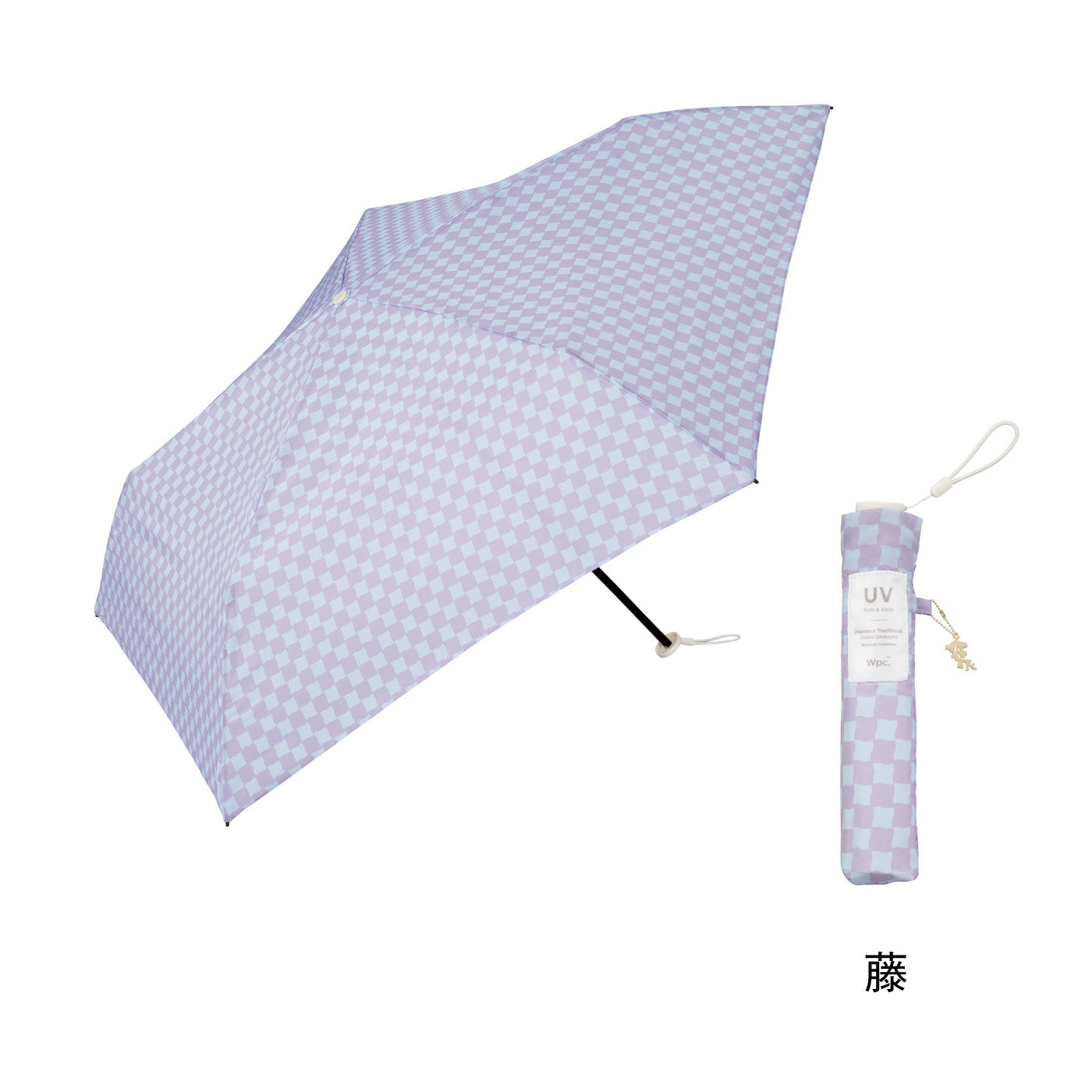 FELISSIMO PARTNERS|日本の伝統色を現代的にまとう　幾何学模様の折りたたみ雨傘