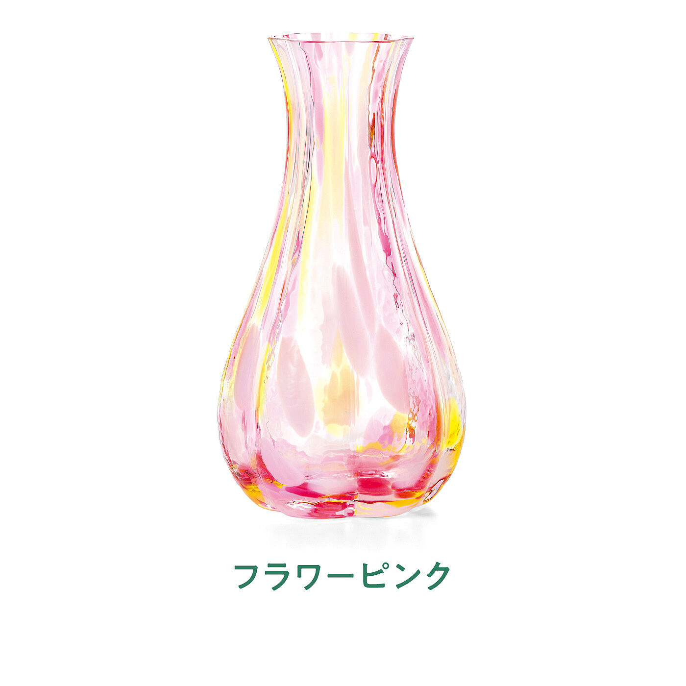 FELISSIMO PARTNERS|津軽びいどろ　日々の暮らしを華やかに彩る　フラワーベース〈花ひかり〉|陽光に照らされた満開の花のような華やかさ。