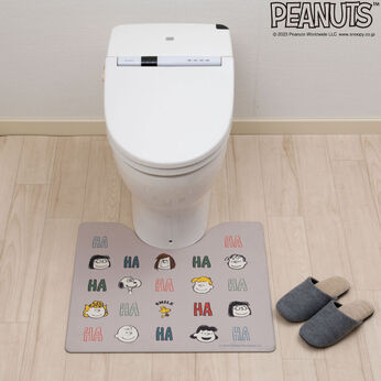 FELISSIMO PARTNERS | 汚れてもサッとひとふき スヌーピー トイレマット