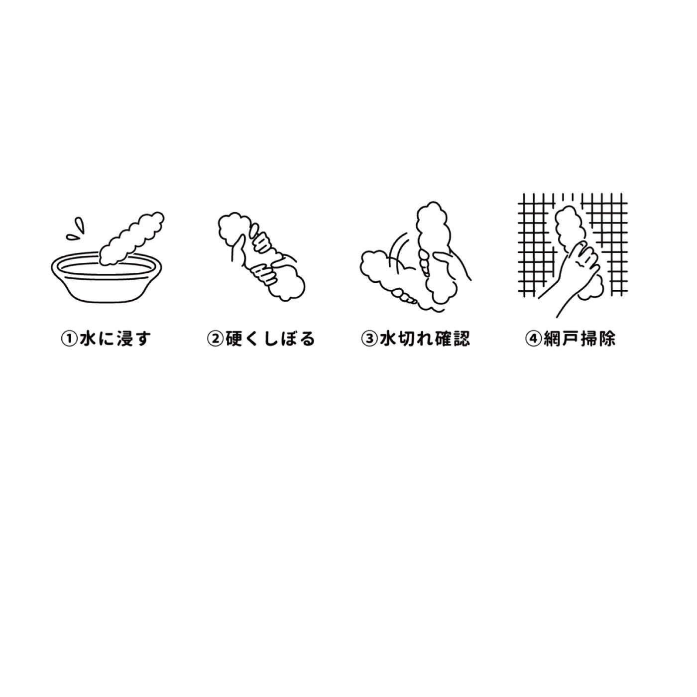 FELISSIMO PARTNERS|網戸掃除がかんたん！　水で濡らすだけ網戸クリーナー