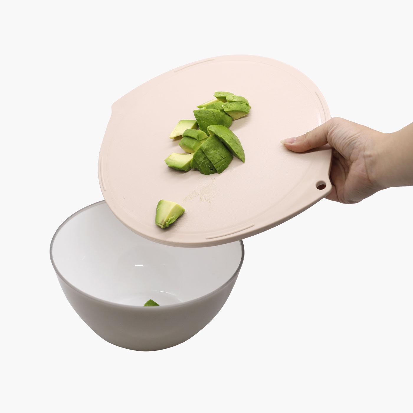 FELISSIMO PARTNERS|複数の食材が切りやすい！抗菌丸型まな板