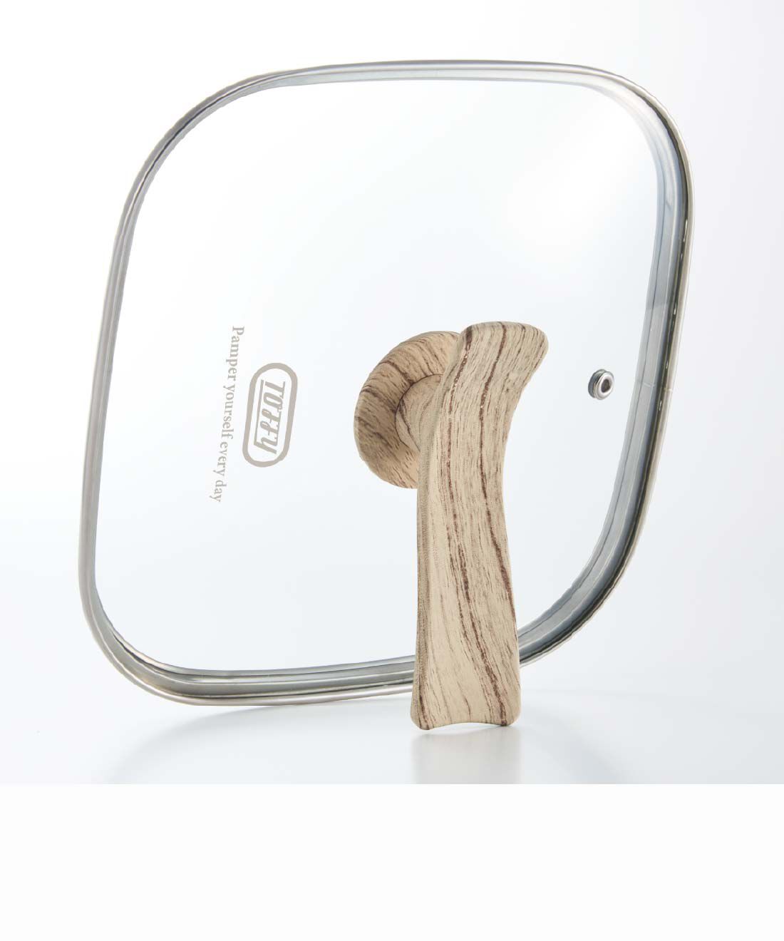 FELISSIMO PARTNERS|Toffy 火を使わずに６役！コンパクトマルチ電気鍋|ガラス蓋は立てかけておけるので、とっても便利！