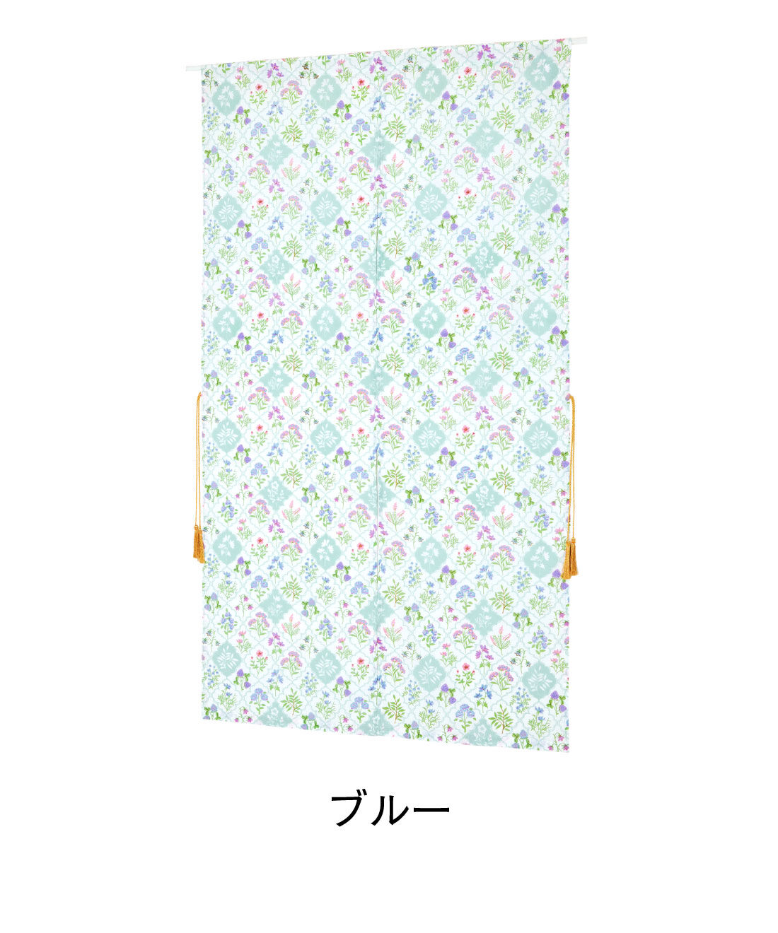 FELISSIMO PARTNERS|軽やかなボタニカルデザインがかわいい　フラワーのれん