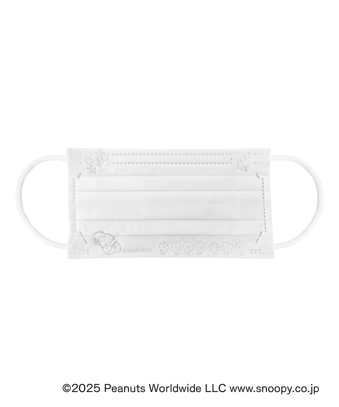 FELISSIMO PARTNERS|スヌーピー　お花と一緒　BOX入りプリーツマスク30枚の会