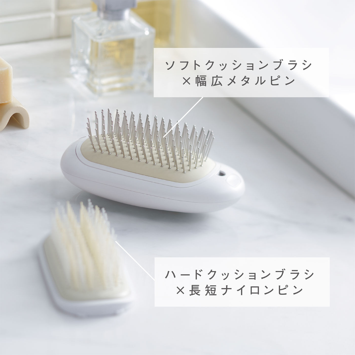 FELISSIMO PARTNERS|ＦＥＳＴＩＮＯ髪にイオンプラス　音波振動機能付きサロンケアブラシ
