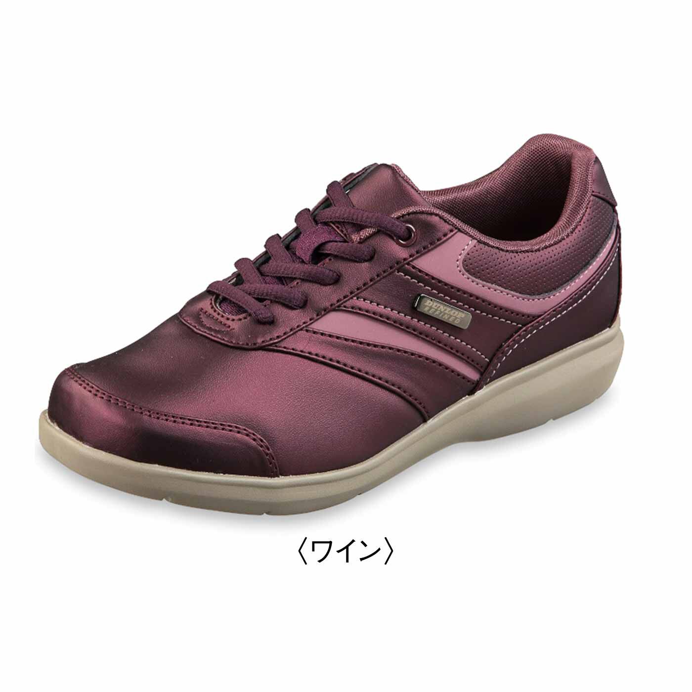 FELISSIMO PARTNERS|防水機能がうれしい ダンロップリファインド アクアウトフィットスニーカー ＜ブラック＞