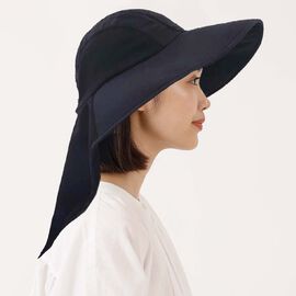 FELISSIMO PARTNERS | 日差しガード メッシュ素材 ガーデンハット