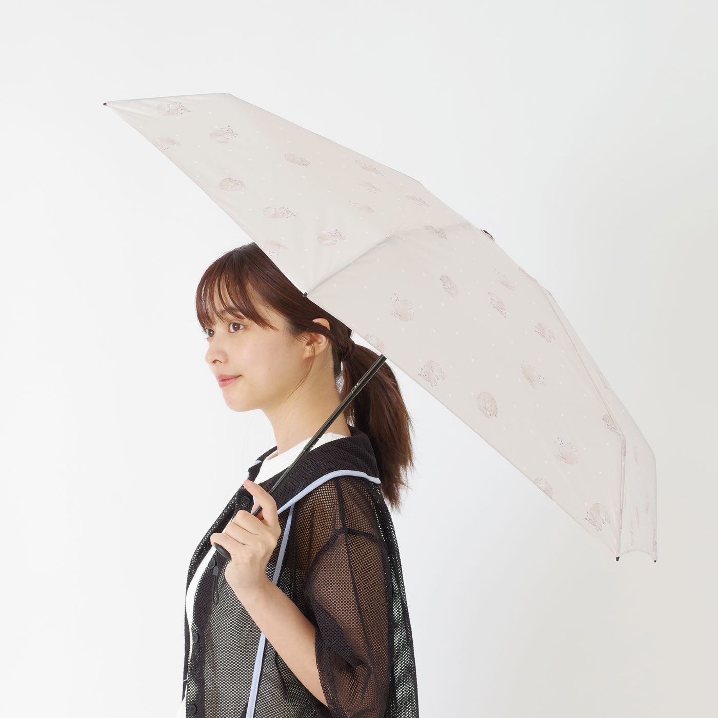 FELISSIMO PARTNERS|小さめのバッグやポケットに入る 折りたたみ晴雨兼用雨傘 「ポケラ」
